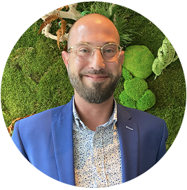 photo noir et blanc de sylvain Boudon, Responsable commercial Loire.