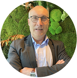 photo noir et blanc de sylvain Boudon, Responsable commercial Loire.